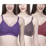 Elina Denim Mil Full Coverage Solid Bra
