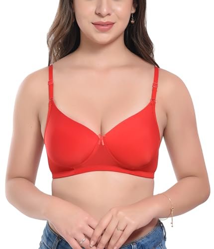 Elina Mika Full Coverage Padded Cotton Lycra Bra