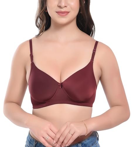 Elina Mika Full Coverage Padded Cotton Lycra Bra - Image 4